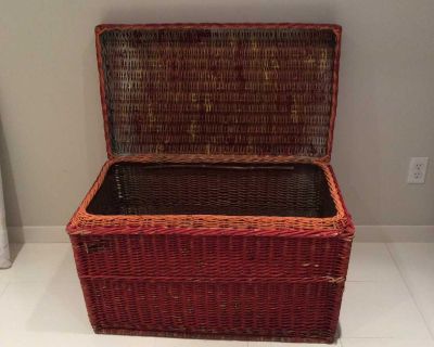 Big wicker trunk