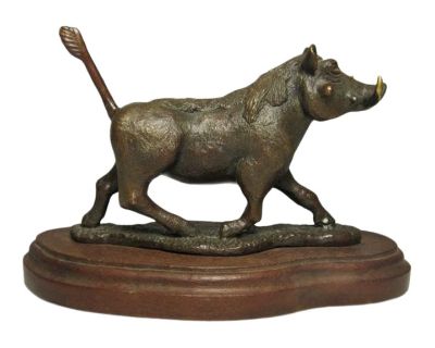 Bronze Wild Boar Figurine