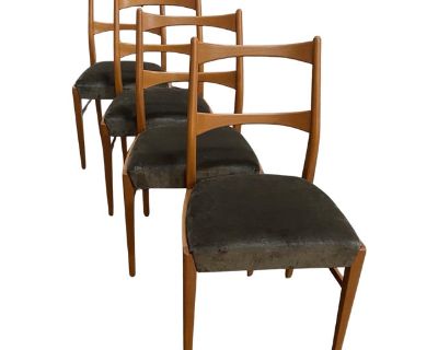 Set of Four Mid-Century Danish Modern Dining Chairs