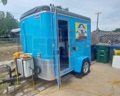 Clean - 6' x 8' Shaved Ice Trailer Snowball Concession Trailer