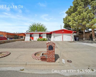 3 Bedroom 2BA 1232 ft Pet-Friendly Single-family home For Rent in El Paso, TX