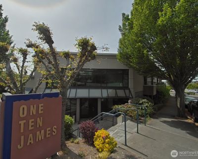 110 James Street, 105. Office Space for Lease $7,805/mo. Spacious commercial suite with sound views, abundant natural light, recessed lighting, and central air/heating. Features 9 rooms, a lobby, and large kitchen. Optional access to adjoining Suite 106 adds 7 more rooms. Elevator, ADA ramp, 6 assigned garage parking spots in shared garage, high-speed internet. Easy access to downtown ferry. 3 ...