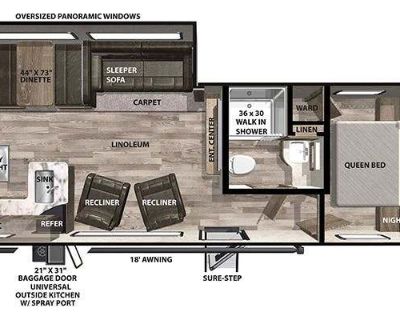 2021 Forest River VIBE 26RK