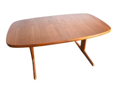 Danish Modern Teak Dining Table by Skovby