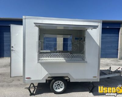 Compact 2024 6.5' x  8' Food Concession Trailer Mobile Vending Unit