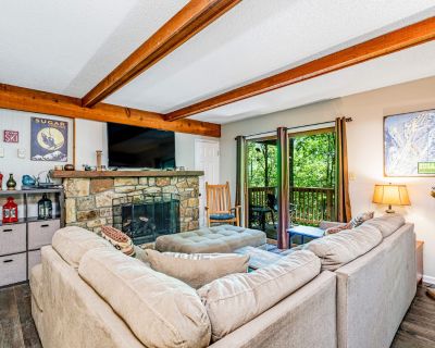 Avg / night: $217. Friendly Condo with Free WiFi, Wood Fireplace, Washer/Dryer, & Private Balcony | Located in Sugar Mountain, NC | 3.4 Stars | 2 Bed, 2 Bath | No Pets. No pets. Max 7 guests. Enjoy relaxing in this contemporary, family-friendly condo with plenty of places to relax together. Enjoy a lovely view of the surrounding mountain and forest from your private balcony. Start up a fire in ...
