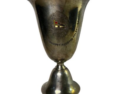 Vintage 1934 Sterling Silver Austrian Racing Trophy