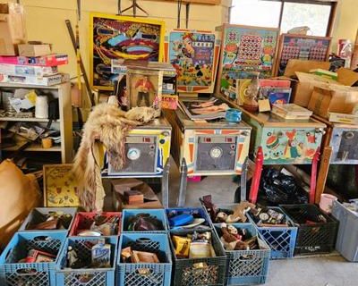 Saint Helena, CA. This will be the #1 sale of the year! The amount of stuff will take days to go through and so many hidden gems. This 250 acre property has it all. 9 high cubes containers and a house so packed it will blow your mind. We have 360 pictures and that I a fraction of the items here. This sale has so much more than listed here. This sale full of collectables And awesome items. some ...