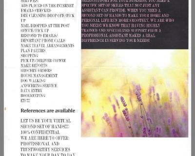 LET ME MAKE LIFE EASIER FOR YOU!!!