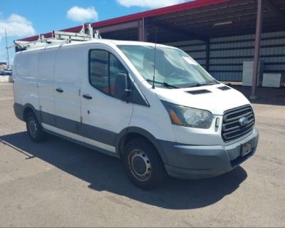 Salvage White 2017 Ford Transit-150