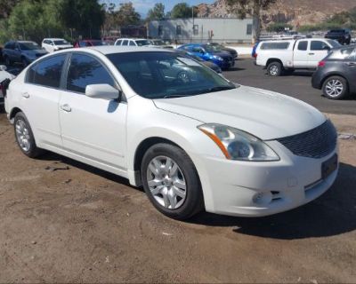 Salvage White 2011 Nissan Altima 2.5 S