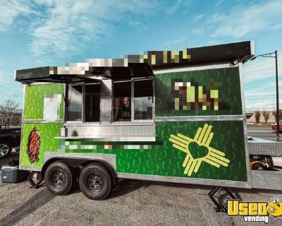 Kitchen Food Concession Trailer with Pro-Fire Suppression