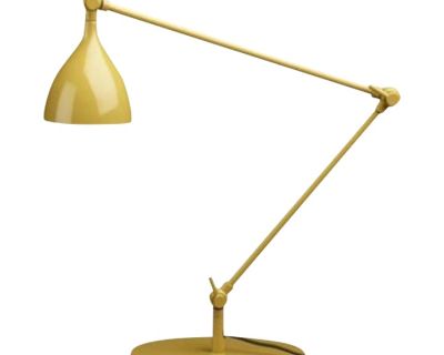 Cb2 Modern Yellow "Crane Grellow" Desk Lamp