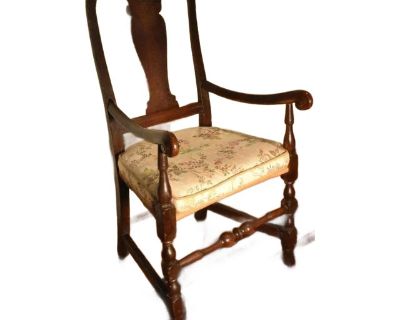 18th Century American Country Queen Anne Armchair