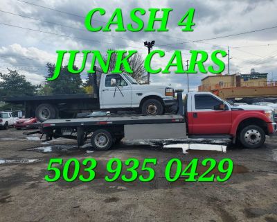 I'll pay Top Cash for your junk car, truck or van. Any year, make and model, quick quotes over the phone, Free Tow, sameday removal, for any questions call or text at 5 0 3 9 3 5 0 4  2 9