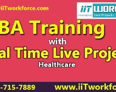 BA Training Online with real time projects on Healthcare domain by IIT Workforce.