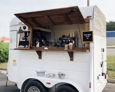 2006 8' x 14' Horse Trailer Concession Conversion | Coffee Trailer