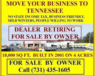 18,000 SQ FT COMMERCIAL ON 4 ACRES IN TENNESSEE