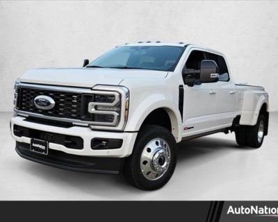 2026 FORD F-450 SUPER DUTY DRW 4X4 CREW CAB LONG BED, STAR WHITE METALLIC TRI-COAT, ALL-WEATHER FLOOR MATS
FX4 OFF-ROAD PACKAGE
RAPID-HEAT SUPPLEMENTAL CAB HEATER
ENGINE BLOCK HEATER
PRO POWER ONBOARD - 2KW
TRANSMISSION: TORQSHIFT 10-SPEED AUTOMATIC
FRONT WHEEL WELL LINERS-SECURICODE KEYLESS ENTRY KEYPAD (DRIVER'S SIDE)
TWIN PANEL POWER MOONROOF
UPFITTER SWITCHES (6)
ORDER CODE 773A
BLACK ONYX/...