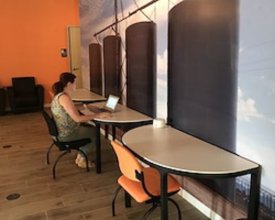 Assigned desk that only the member can occupy in a coworking area. The member can rely on the same desk being available. (Capacity set to 1 and not changeable).. Private Office that includes a desk, business desk chair, dual monitor, waste basket. You may bring in your own furniture if you prefer. Private offices available without a long-term commitment. If you sign up for a membership plan and...