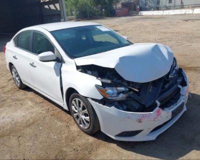 Salvage White 2016 Nissan Sentra Fe+ S/s/sl/sr/sv