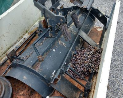 2001 snowplow set up for simplicity Broadmore tractor with wheel weights, chains