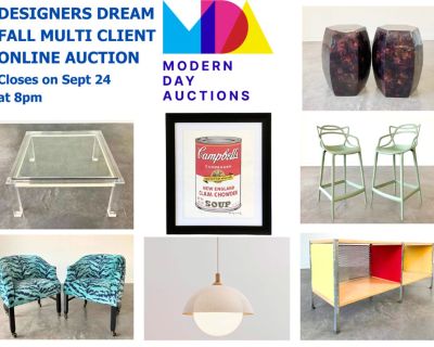 DESIGNER DREAMS FALL MULTI CLIENT ONLINE AUCTION By Modern Day Auctions