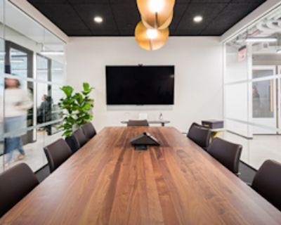 Private Meeting Room for 8 at Industrious - Newport Tower