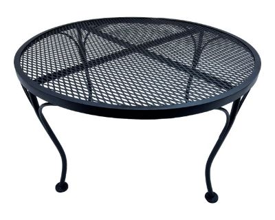 1950s Russell Woodard Vintage Iron Coffee Table for Garden, Attributed