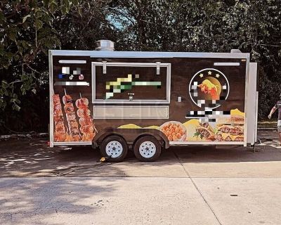 Well equipped - 2024 Kitchen Food Concession Trailer Mobile Vending Unit
