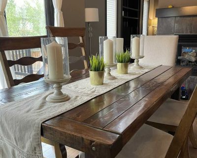 Dining table made by Liken Woodworks