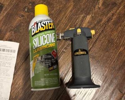 Lightly used bernzomatic and silicone