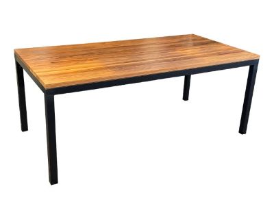 Room & Board Walnut Parsons Dining Table