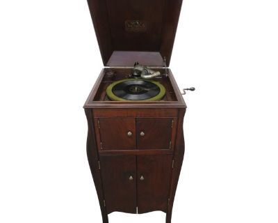 Victor Victrola Early 1900s Hand Crank Record Player Phonograph 5952