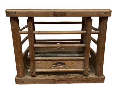 Japanese Vintage Wood Kotatsu Table