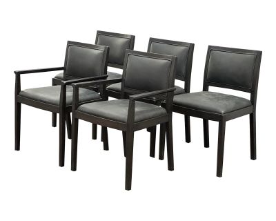 Pottery Barn Aldrik Dining Room Chairs, Set of Five