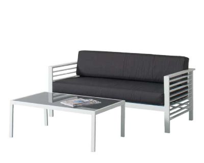Patio Sofa and Coffee Table