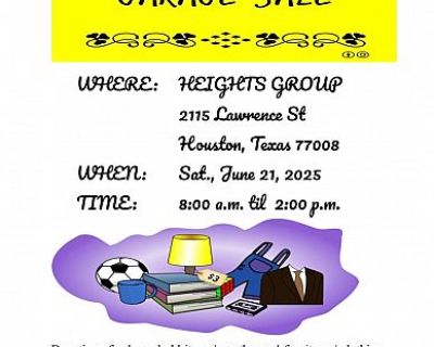 Garage Sale 8am for a good cause