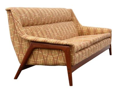 Folke Ohlsson Designed Sofa for Dux in Danish Modern Teak