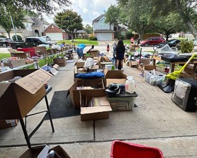 Huge moving sale 77095. Everything must go.