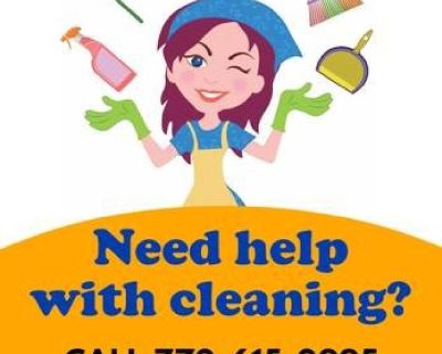 House cleaning services in Cobb County Georgia only