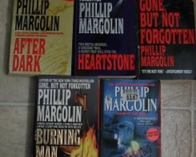 5 PHILLIP MARGOLIN ~ Mystery Thriller Suspense Paperbacks !