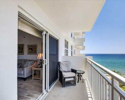 S Ocean Boulevard. First/Last/Security and Renters Ins. Tenant responsible for electric. Available for seasonal rental minimum 4 months $7,000/mo. + 13% tax. Also available $3,950/mo. unfurnished yearly. Property also for sale at $795,000. Sparkling ocean or intracoastal from most every room! Live directly on the sand at 45 Ocean nestled among oceanfront mansions and turquoise waterways. This u...