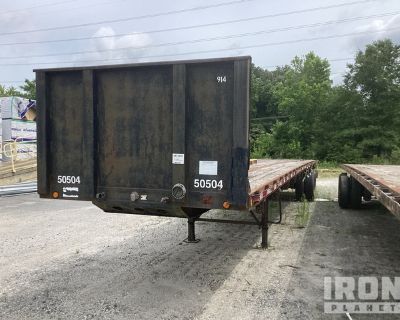 2008 Clark 45 ft T/A Flatbed Trailer