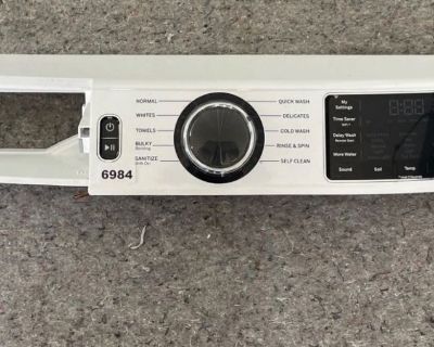 GE WASHER CONTROL PANEL ASSEMBLY W/BOARD  PART# 308D1567G015 M22118F2597