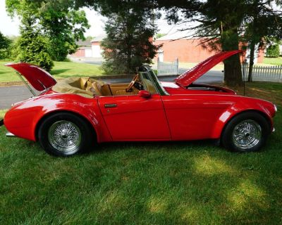 1965 AUSTIN HEALEY SEBRING 5000 REPLICA MODIFIED V8-5 SPEED. COBRA IN DISGUISE WITH TOP&WINDOWS&A/C GEOURGEOUS THRUOUT 17063