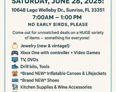 Massive Yard Sale!