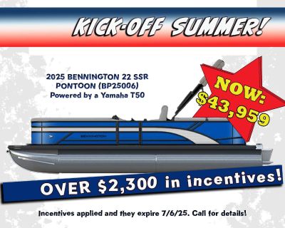 2025 Bennington 22SSR Pontoon Boats Superior, WI