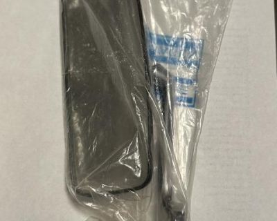 Rare NOS plastic backed notch rear view mirror