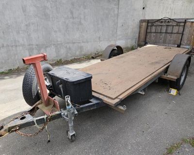 Flatdeck utility trailer